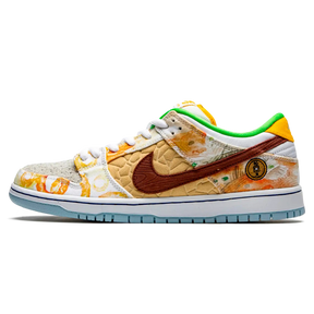 Tênis Nike Dunk Low SB "Street Hawker" Colorido