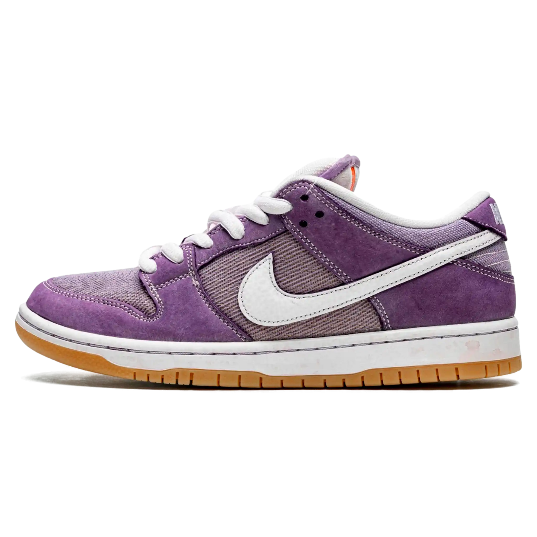 Tênis Nike Dunk Low SB "Unbleached" Roxo