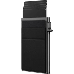 Porta Cartões de Aço Inoxidável Slim e Resistente com Tecnologia Anti Furto RFID - TechCard