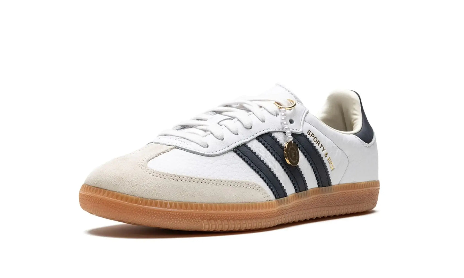 Tênis Adidas Samba OG x Sporty & Rich "Cloud White"