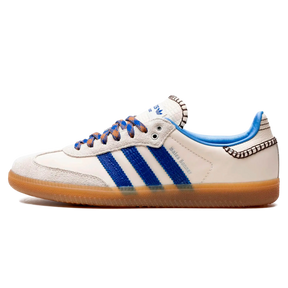 Tênis Adidas Samba x Wales Bonner "Wonder Clay Royal Blue" Creme / Azul