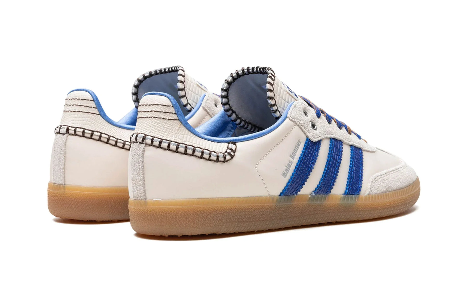 Tênis Adidas Samba x Wales Bonner "Wonder Clay Royal Blue" Creme / Azul