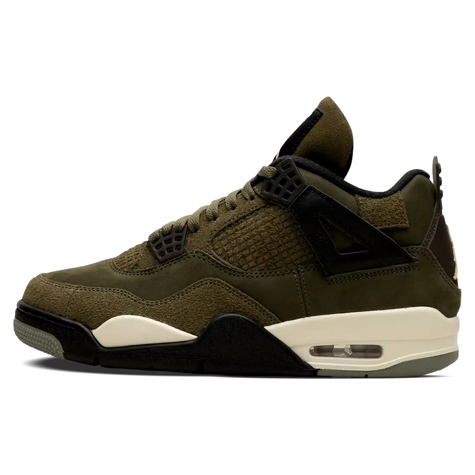 Tênis Air Jordan 4 Craft "Medium Olive" Verde